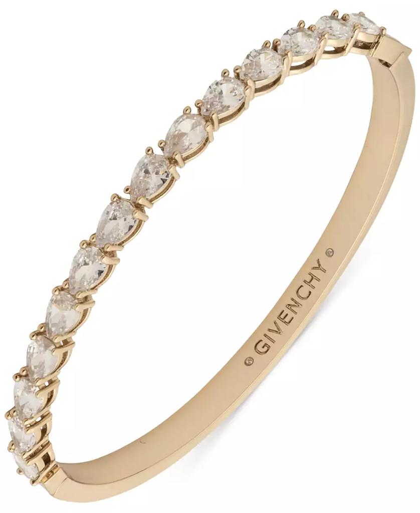 Givenchy Pear-Shape Cubic Zirconia Bangle Bracelet