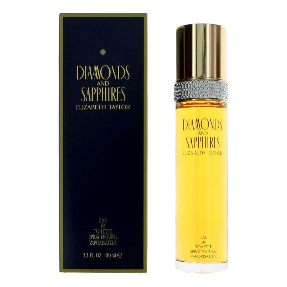 Elizabeth Taylor Diamonds & Sapphires by , 3.3 oz Eau De Toilette Spray for Women