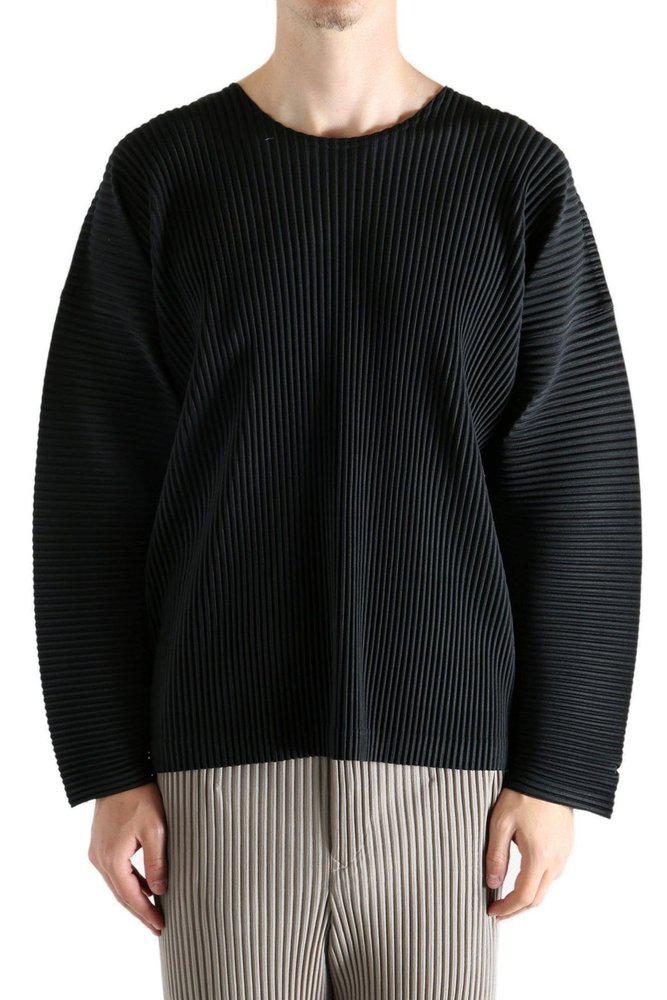 Homme Plissé Issey Miyake Homme Plissé Issey Miyake Monthly Colors September Round-Neck Top