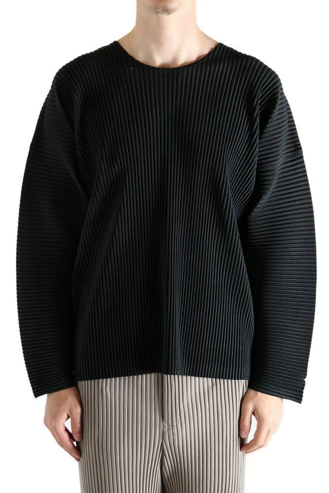 Homme Plissé Issey Miyake Homme Plissé Issey Miyake Monthly Colors September Round-Neck Top 1