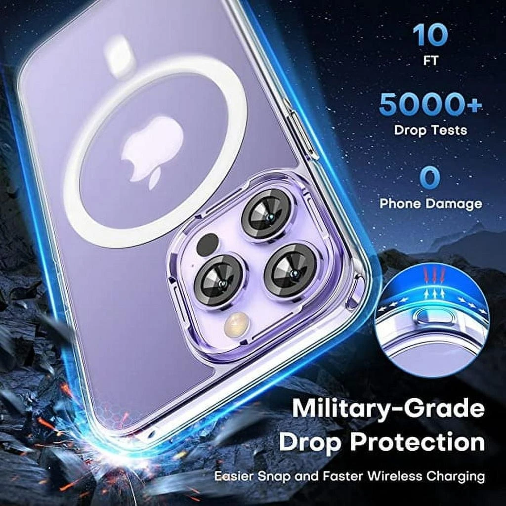 ENTRONIX Entronix Bundle Compatible with iPhone 11 - [Magnetic] Clear Case 
1 Clear Screen Protector 2