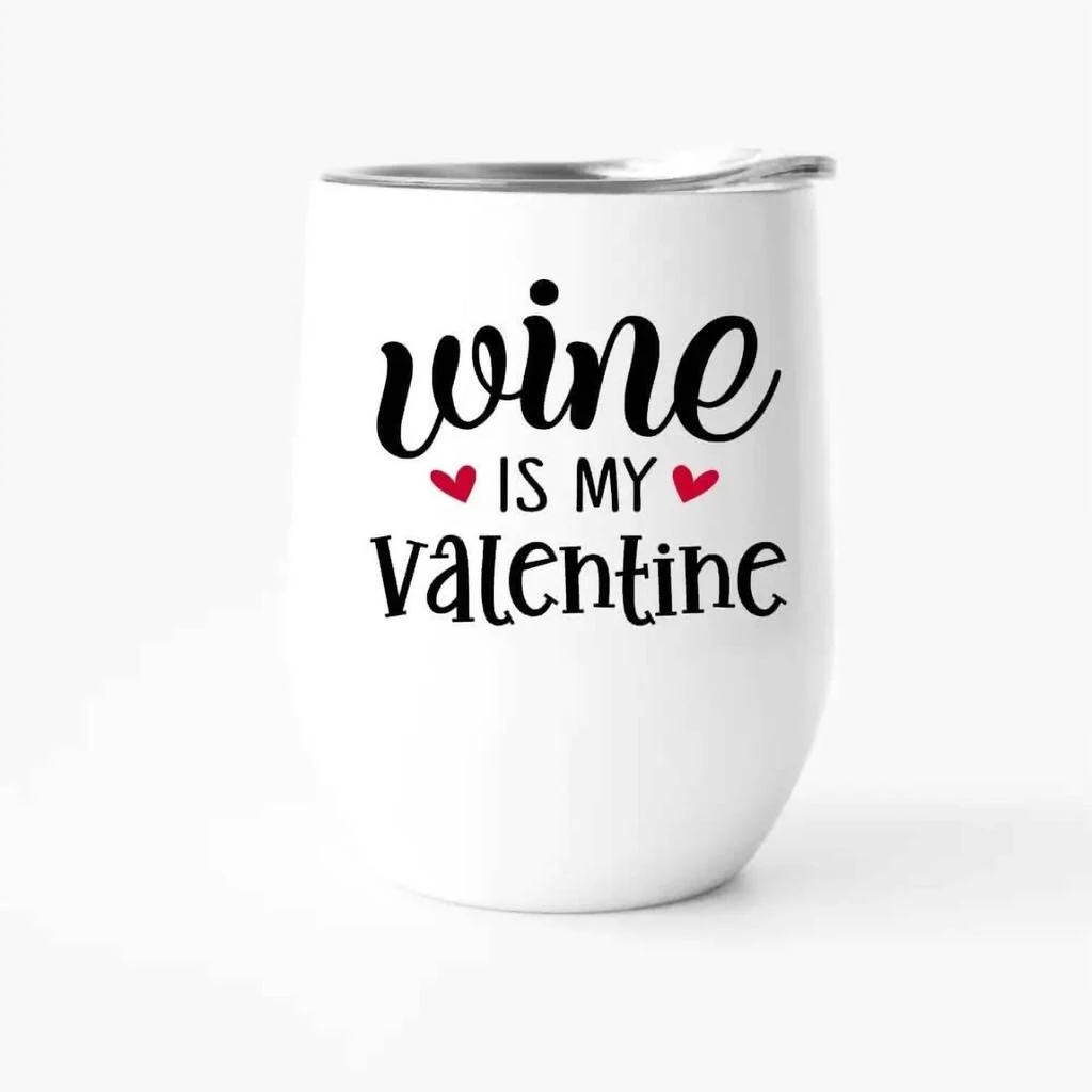 Wholesalesir Wholesalesir - Valentine Wine 12 Oz Wine Tumbler