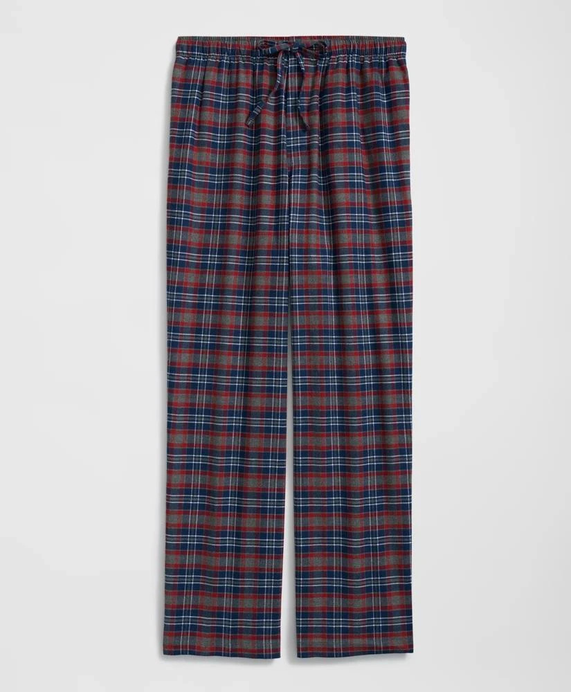 Brooks Brothers Cotton Flannel Plaid Lounge Pants