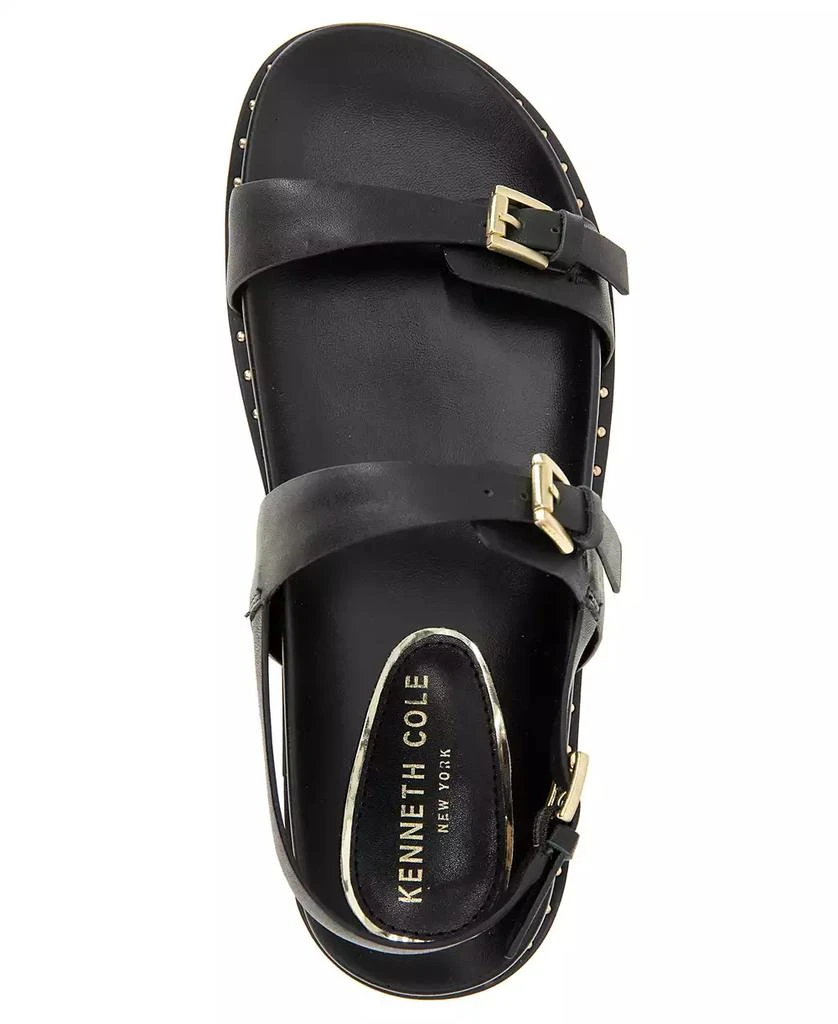 Kenneth Cole Women's Drinity Round Toe Flat Sandals 4
