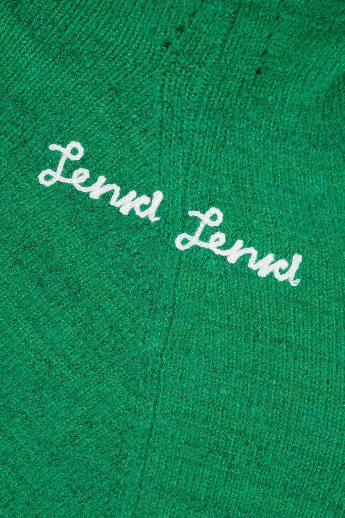 IENKI IENKI Embroidered knitted hooded sweater 4