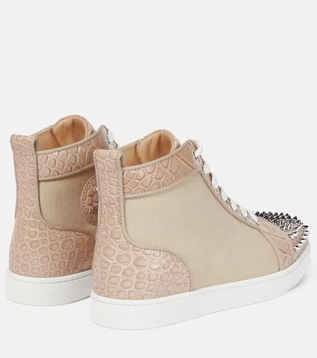 Christian Louboutin Lou Spikes canvas sneakers 3