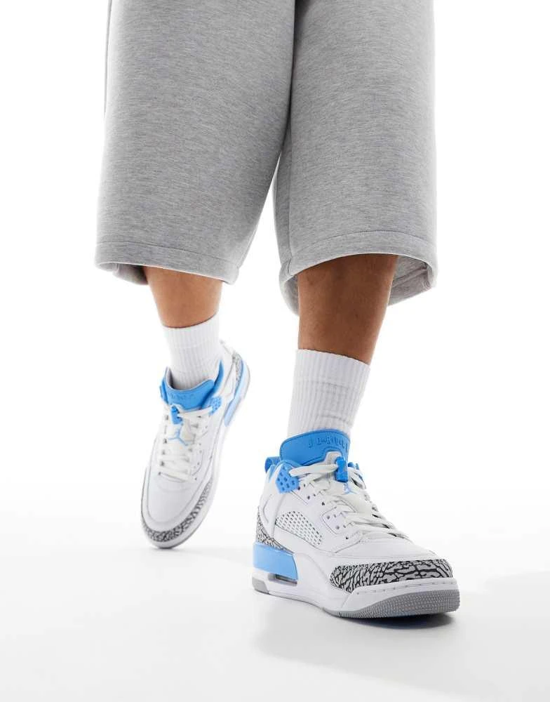 Jordan Jordan Spizike Low trainers in white and blue 3