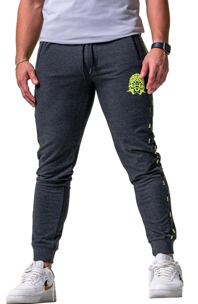 Maceoo Monogram Stretch Cotton Joggers 5