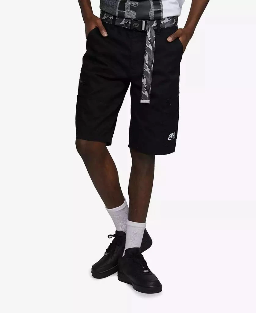 Ecko Unltd Men's Big and Tall Zippity Do Dah Cargo Shorts with Removable Belt, 2 Piece Set 1