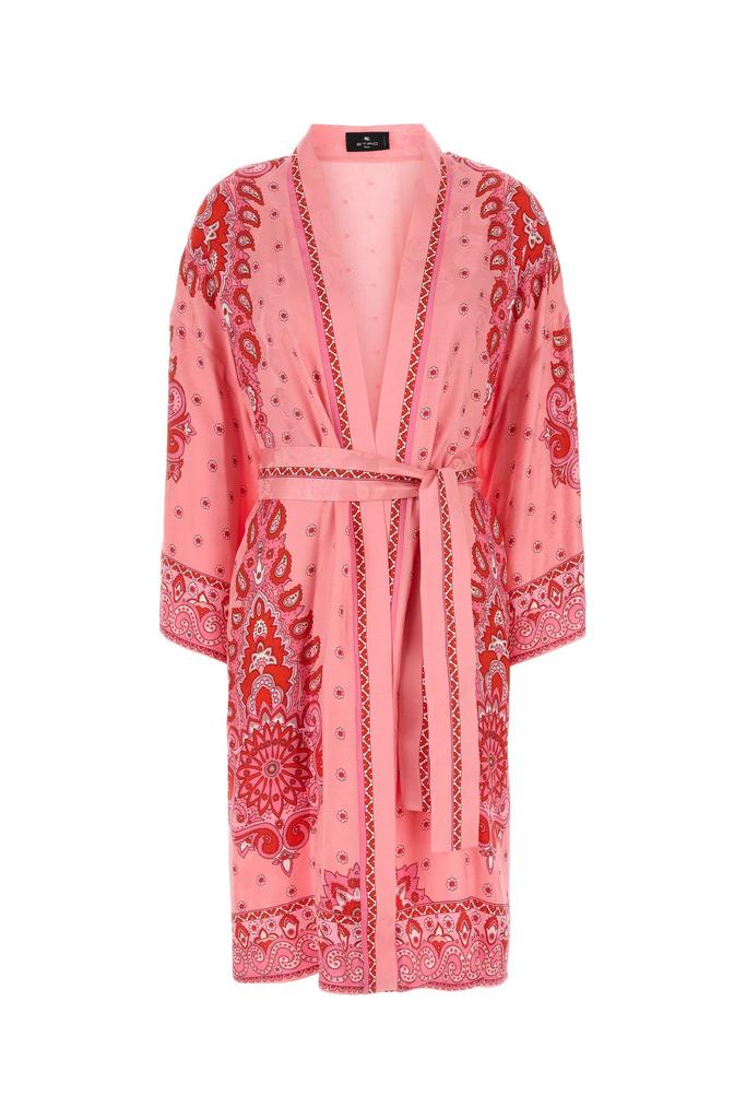 ETRO Printed satin kimono