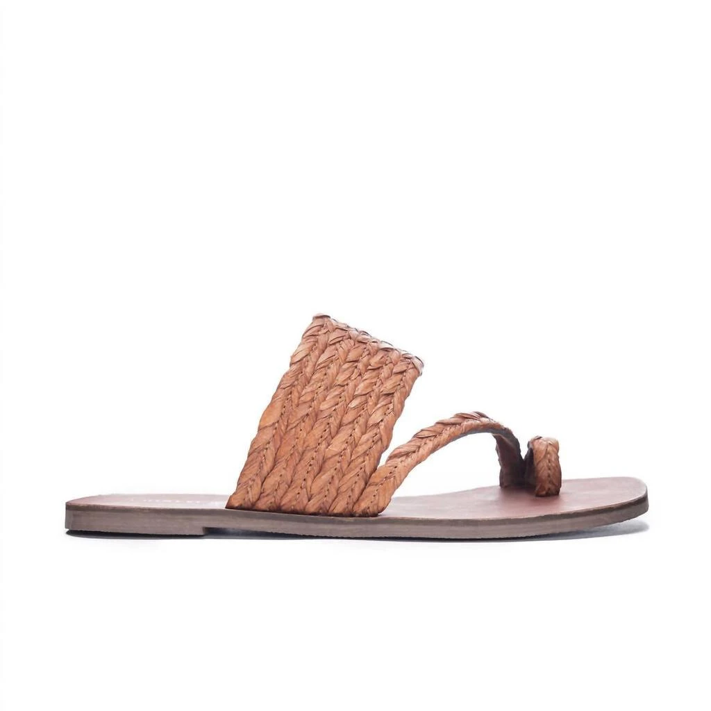 Chinese Laundry Brunch Rayva Woven Sandal In Cognac 2