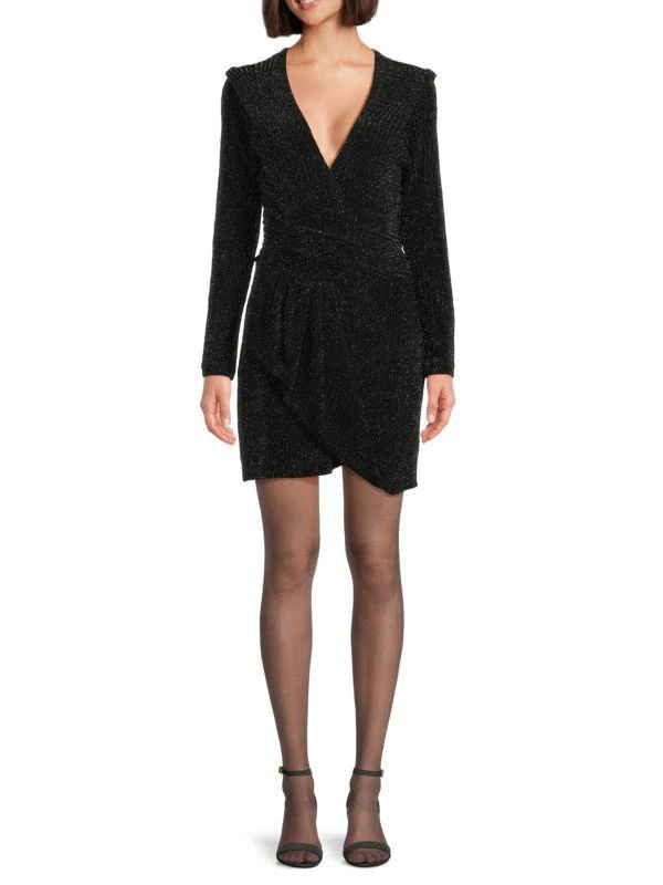 iro glitter dress Pre-Loved IRO Tiered‑Ruffle Mini Dress Size 40 – Pyar&Co main image 1