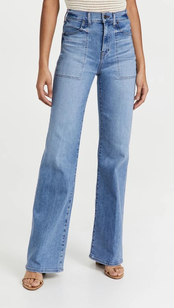 VERONICA BEARD Crosbie Wide Leg Jeans 1