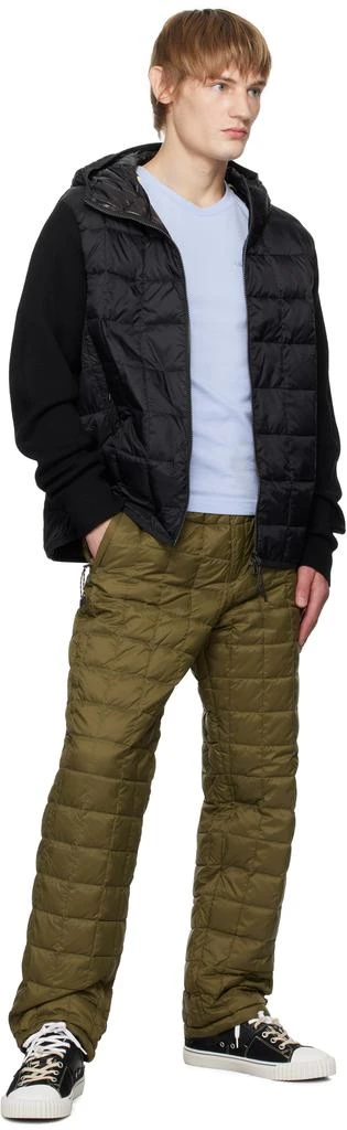 Taion Black Hood Knit Down Jacket 4
