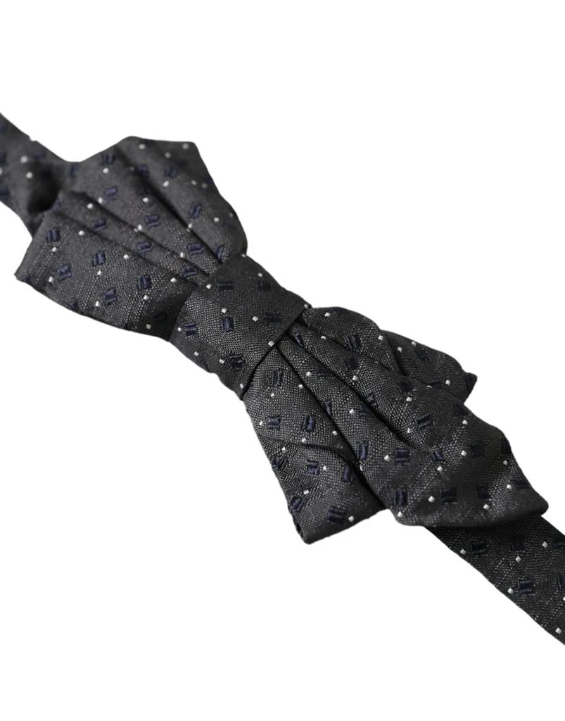 Dolce 
Gabbana Silk Patterned Adjustable Neck Men Papillon Bow Men
s Tie 2