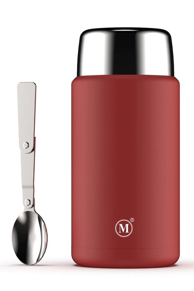 MNML Insulated Food Jar + Flask - 25oz Set, Echo Peach