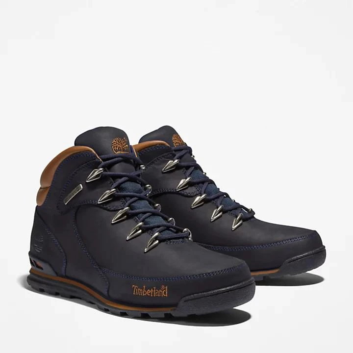 Timberland Euro Rock Mid Hiking Boot for Men in Blue 4
