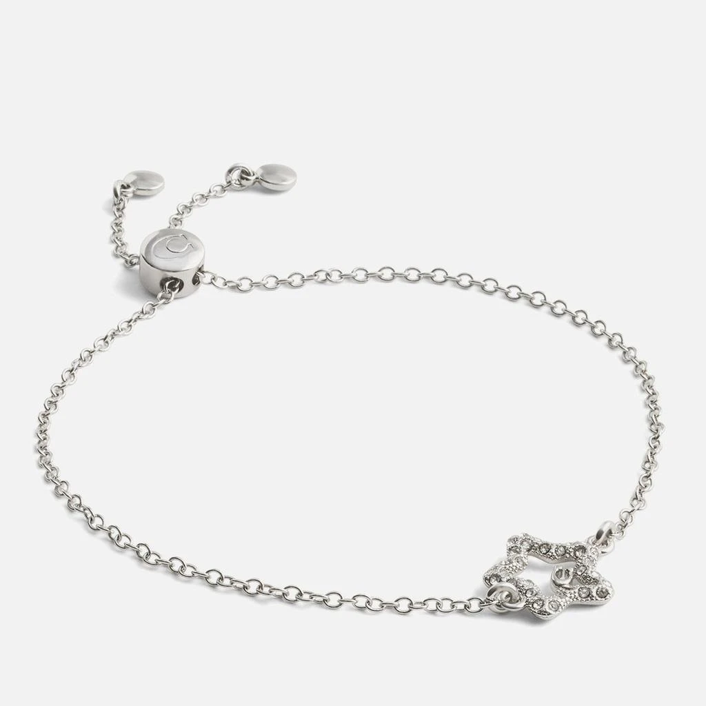Coach Coach Signature Pavé Silver-Tone Bracelet 3