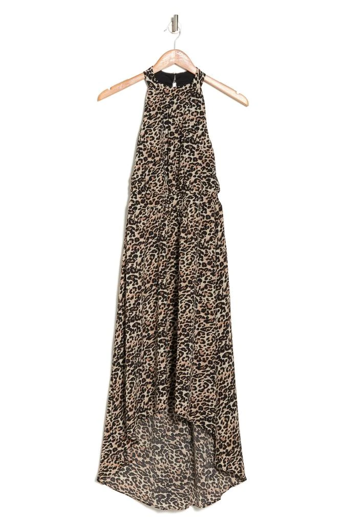 Vince Camuto Leopard Print High/Low Hem Dress 1