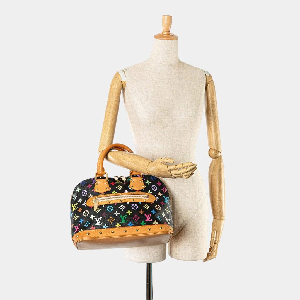Louis Vuitton Louis Vuitton Black Monogram Multicolore Alma PM 9