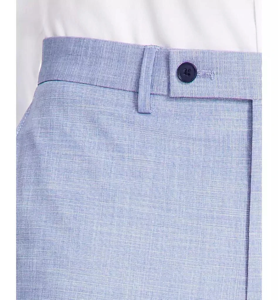 DKNY Men's Modern-Fit Bi-Stretch Light Blue Check Suit Separate Pants 6