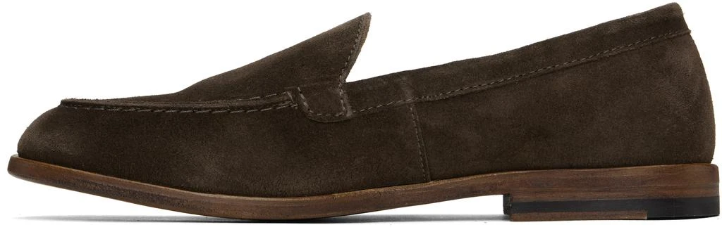 Drake's Brown Suede Henri Summer Loafers 3
