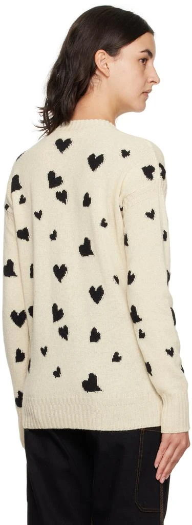 Marni Off-White Heart Sweater 3