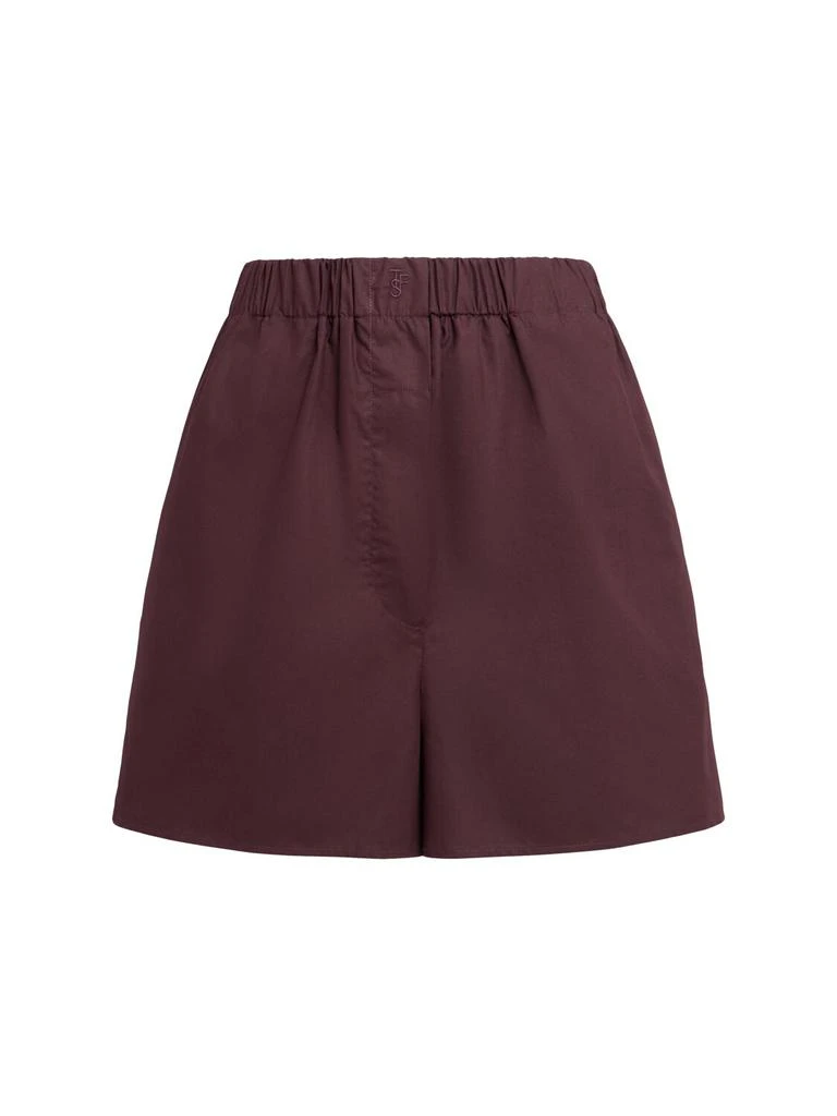 The Frankie Shop Lui Cotton Poplin Boxer Shorts 1