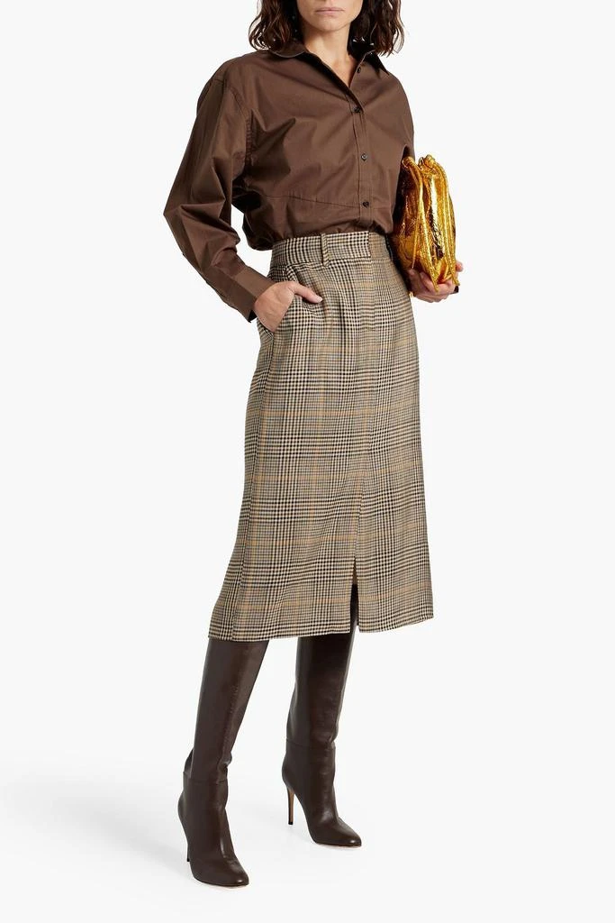 CO Prince of Wales checked tweed midi skirt 2