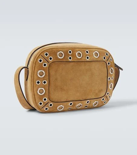 Valentino Nellcôte studded suede crossbody bag 5