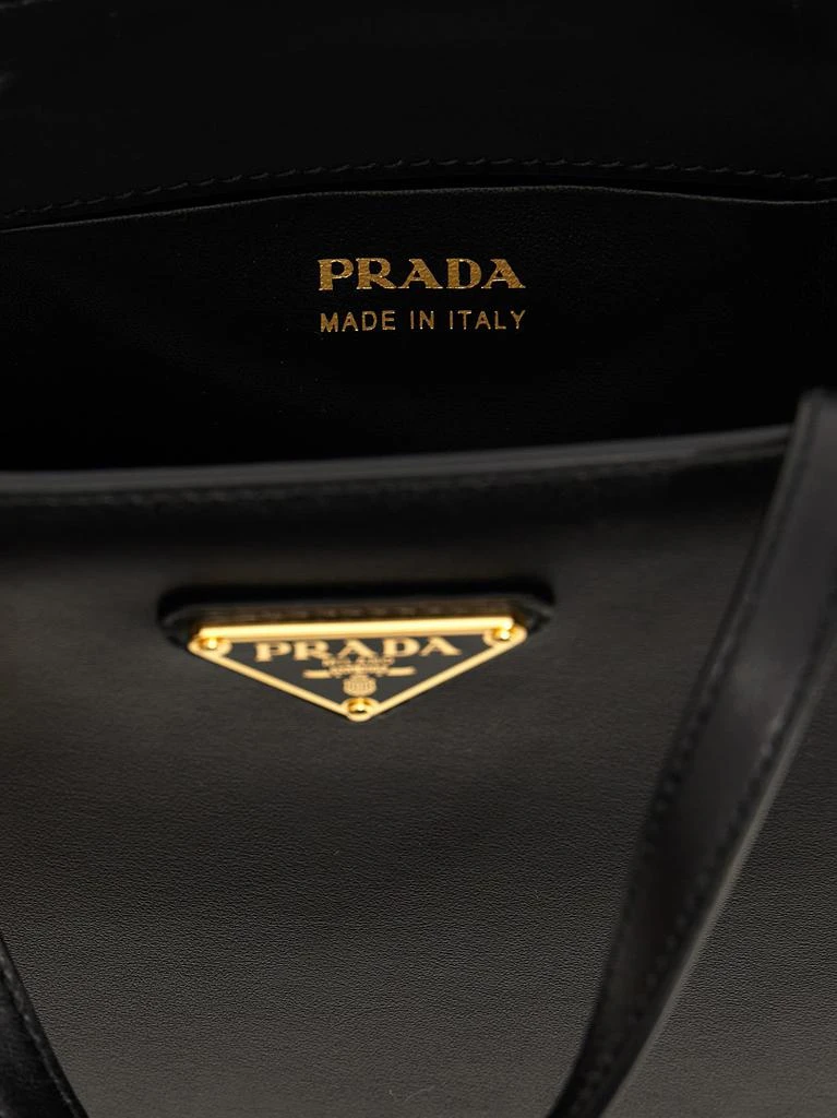 Prada Small Leather Logo Shopping Bag 4