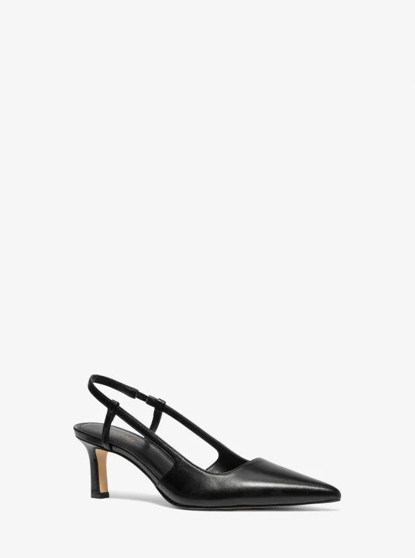 Alora Leather Slingback Pump Michael Kors