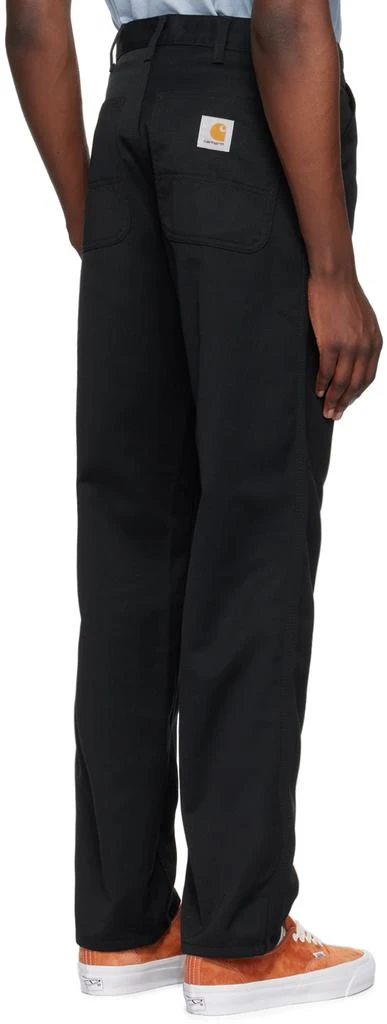 Carhartt WIP Black Simple Trousers 3
