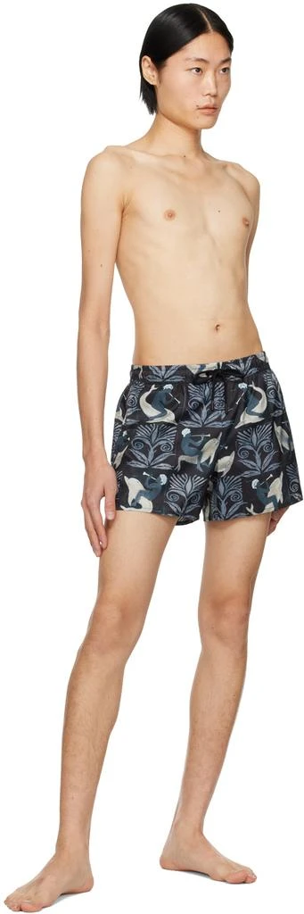 COMMAS Navy Printed Swim Shorts 4