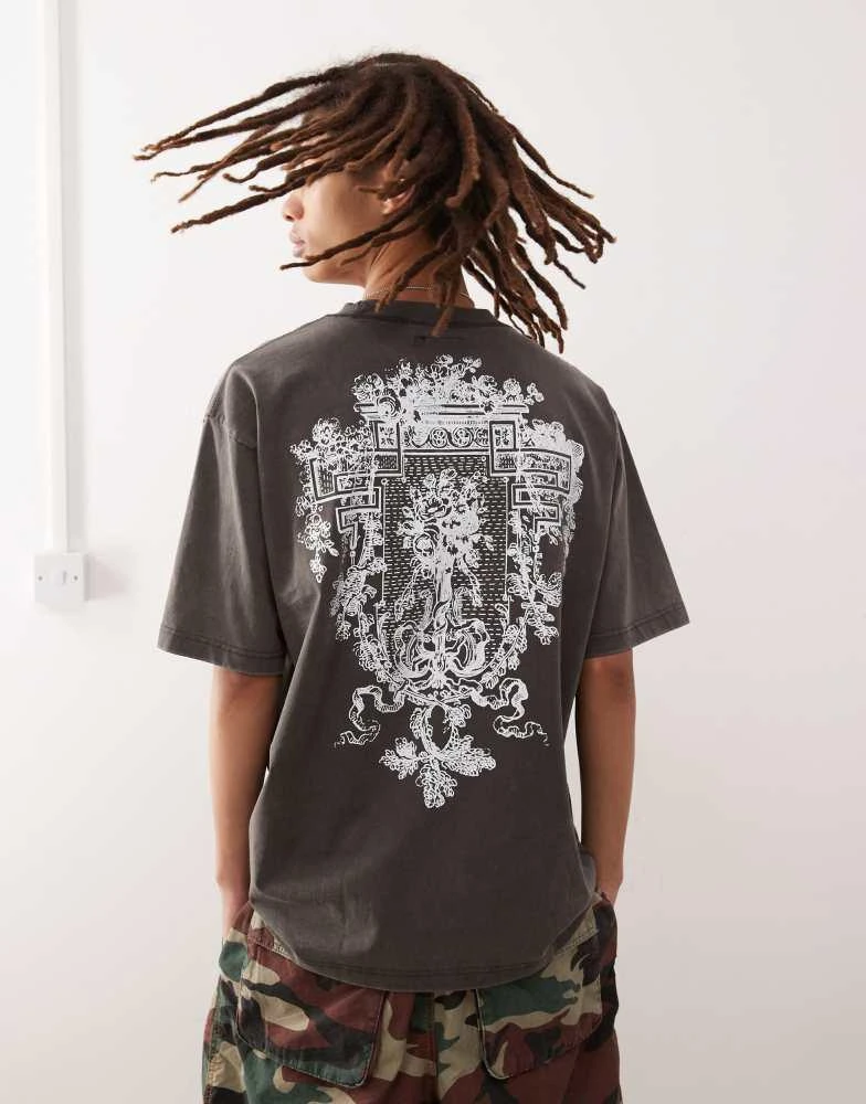 PacSun Pacsun graphic t-shirt in washed black 1