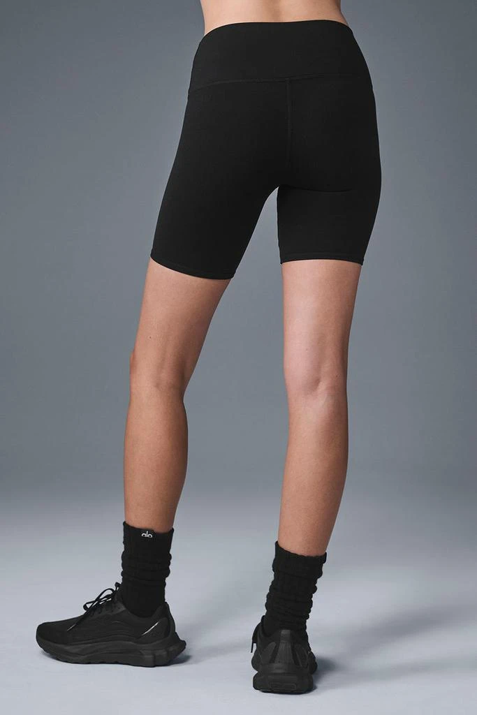 Alo 7" High-Waist Biker Short - Black 2
