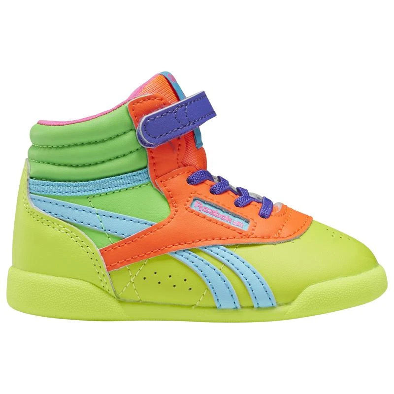 Reebok Reebok Freestyle HI Brights - Girls' Toddler 1