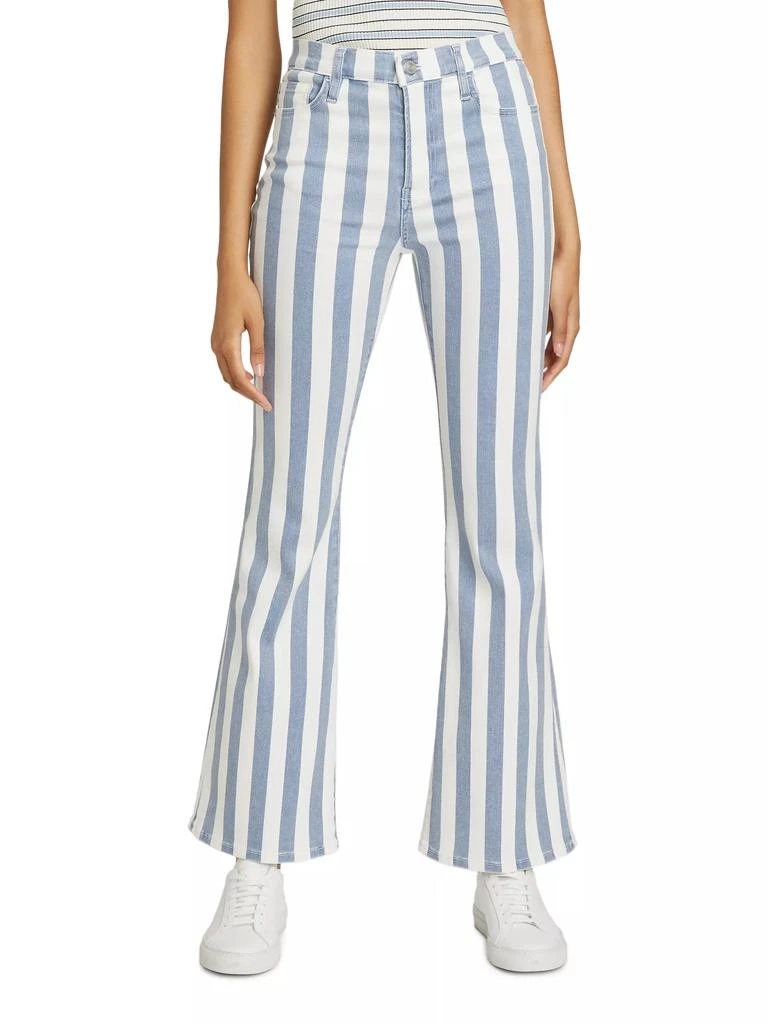 FRAME Le Easy Flare Striped Jeans 3