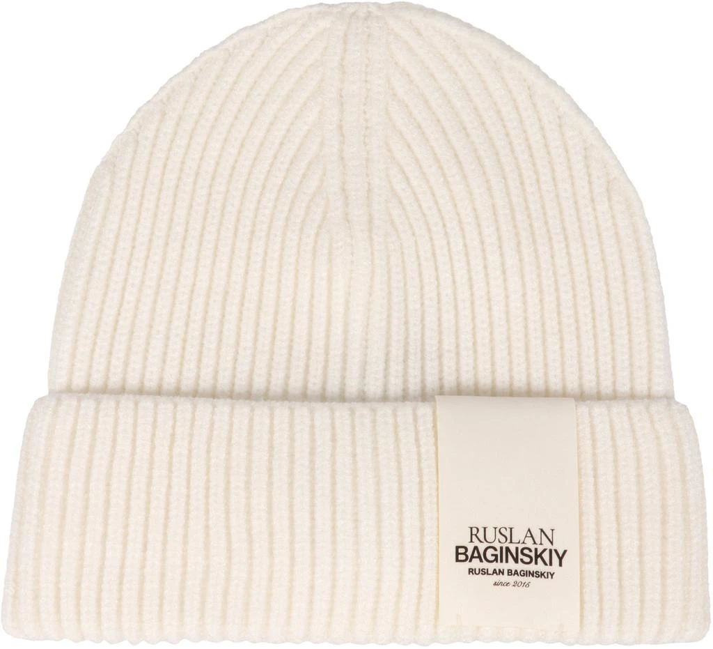 RUSLAN BAGINSKIY Ruslan Baginskiy Logo Knit Beanie 2