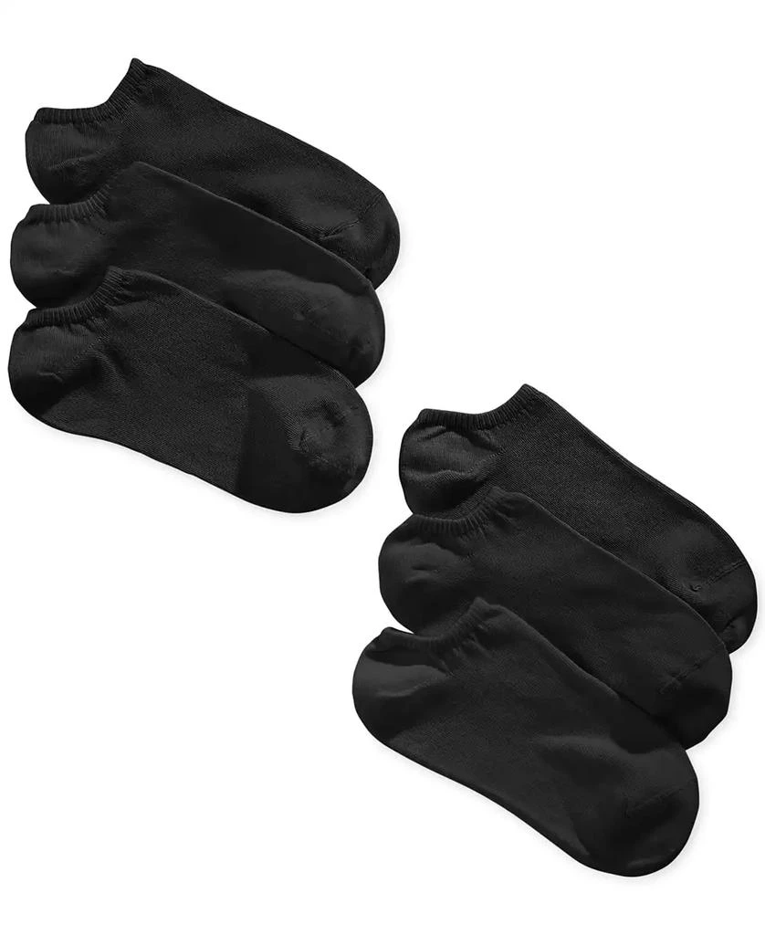 Hue Women's 6 Pack Cotton No Show Socks U6421 1