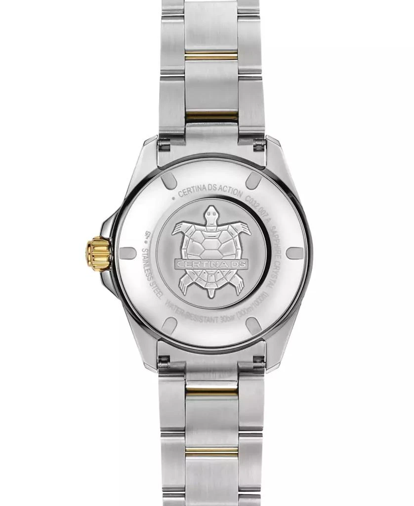 Certina Women's Swiss Automatic DS Action Lady Diamond Accent Two-Tone Stainless Steel Bracelet Watch 35mm 2