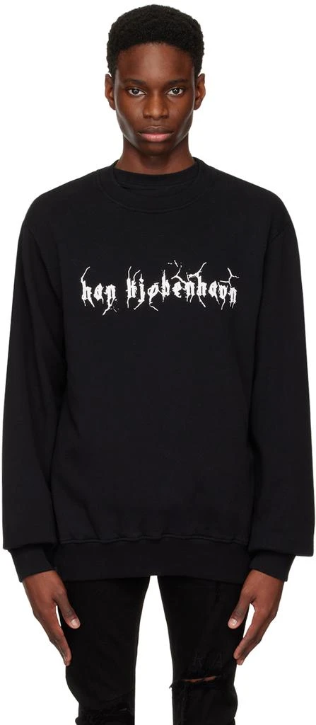 Han Kjobenhavn Black Artwork Sweatshirt 1