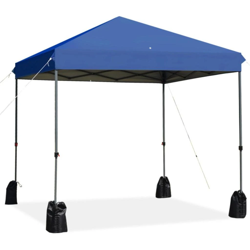 Hivvago 8â€x8' Outdoor Pop up Canopy Tent  w/Roller Bag-White 1