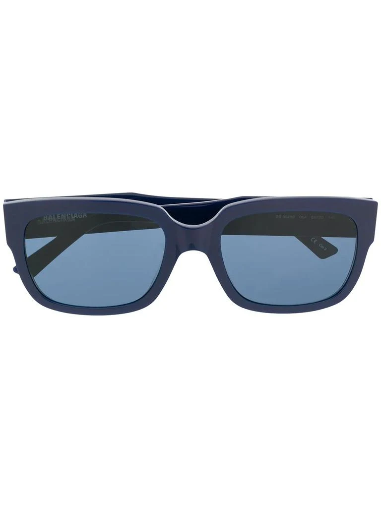 Balenciaga square frame sunglasses - men -  -  - Blue 1