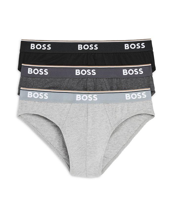Hugo Boss Power Cotton Blend Briefs, Pack of 3