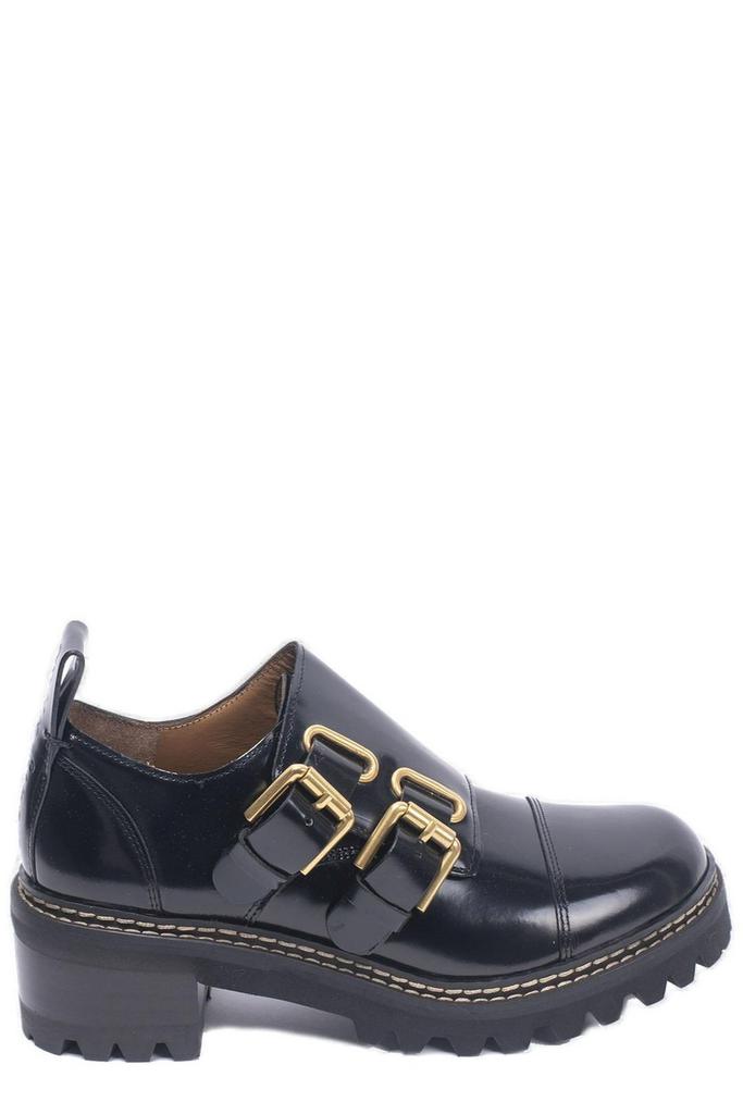 See by Chloé See By Chloé Mallory Buckle Detailed Slip-On Brogues