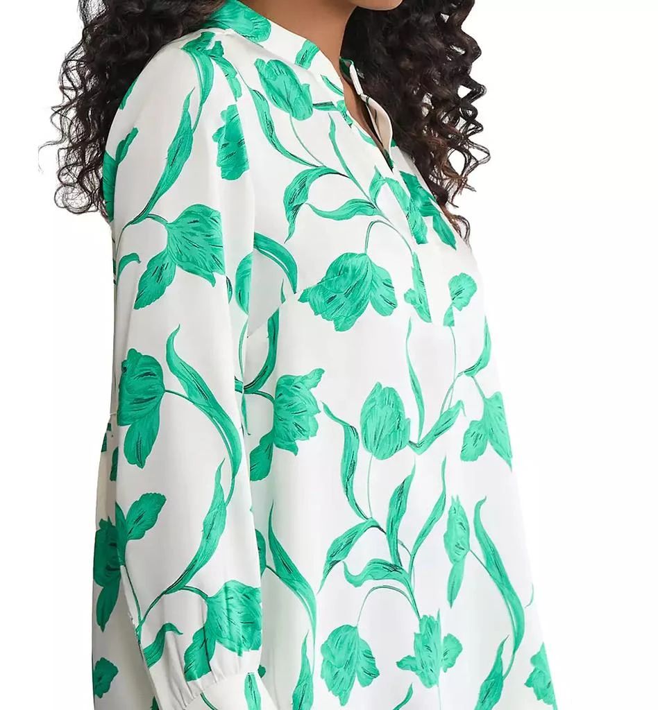 JONES NEW YORK Petite Long-Sleeve Popover Top 3