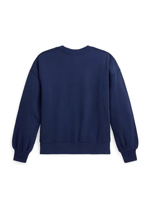 Ralph Lauren Lauren Childrenswear Girls 7 16 Corduroy Logo Fleece Sweatshirt 2