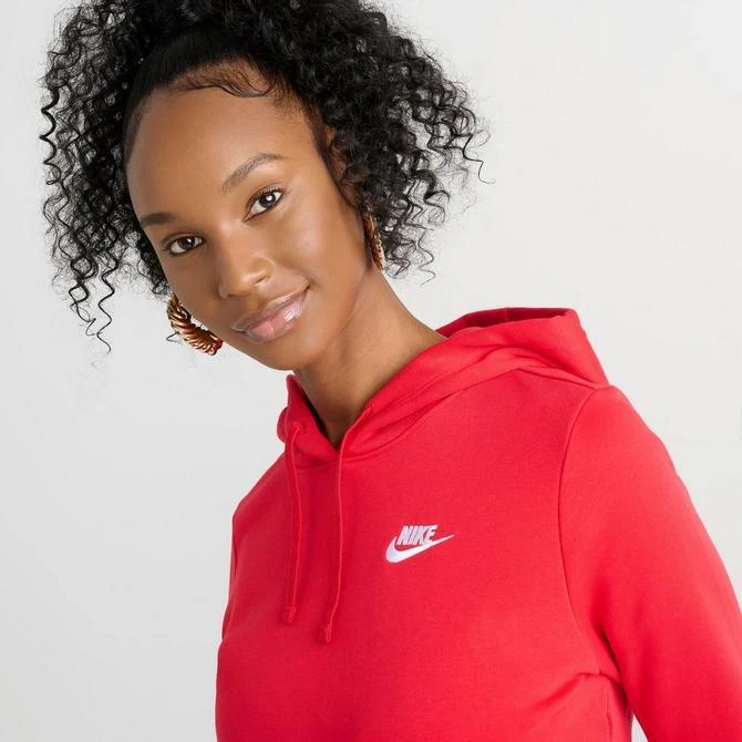 NIKE Women's Nike Sportswear Club Fleece Pullover Hoodie 5