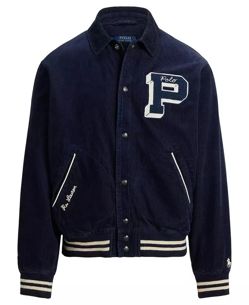 Ralph Lauren Men's Corduroy Letterman Jacket 6